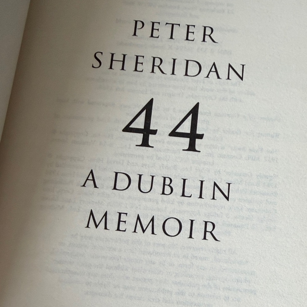 Peter Sheridan — 44 (A Dublin Memoir) — Paperback - Picture 7 of 9